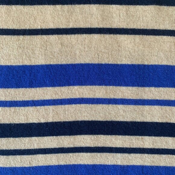 Sparrow Anthropologie Long Striped Lambswool Skirt Beige Fisherman Cozycore Boho - Picture 10 of 14